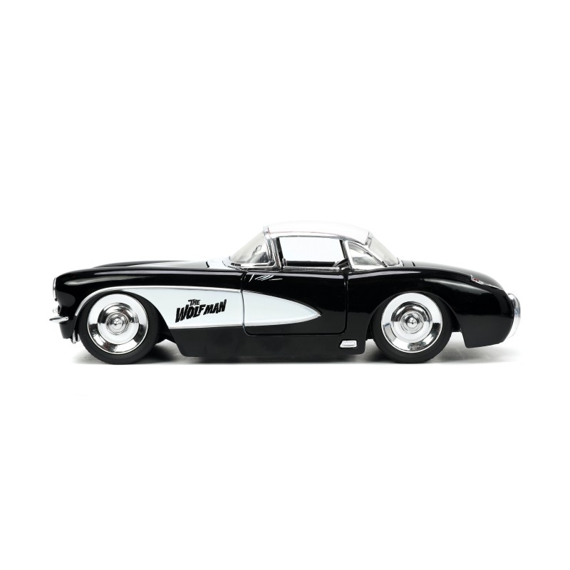 Chevrolet Corvette W/Wolfman Figure HOLLYWOOD RIDES 1957 - Jada