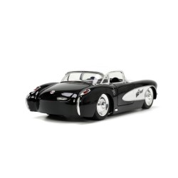 Chevrolet Corvette W/Wolfman Figure HOLLYWOOD RIDES 1957 - Jada