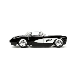 Chevrolet Corvette W/Wolfman Figure HOLLYWOOD RIDES 1957 - Jada