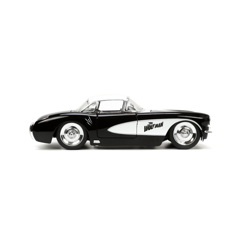 Chevrolet Corvette W/Wolfman Figure HOLLYWOOD RIDES 1957 - Jada