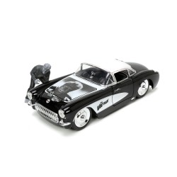 Chevrolet Corvette W/Wolfman Figure HOLLYWOOD RIDES 1957 - Jada