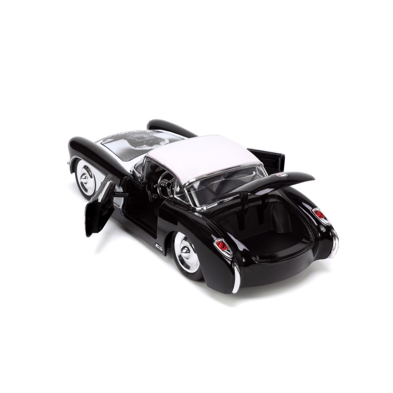 Chevrolet Corvette W/Wolfman Figure HOLLYWOOD RIDES 1957 - Jada