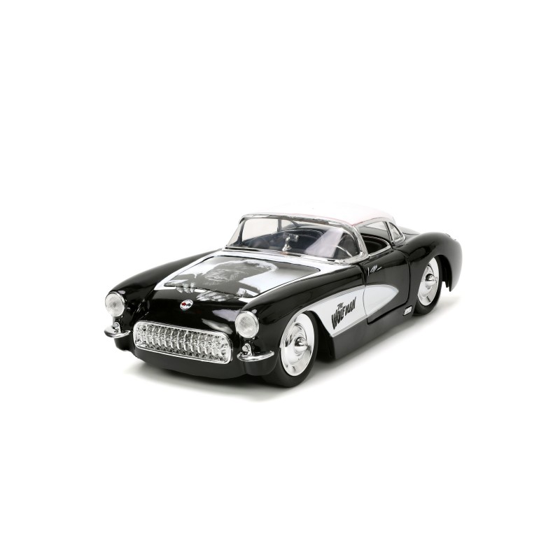 Chevrolet Corvette W/Wolfman Figure HOLLYWOOD RIDES 1957 - Jada