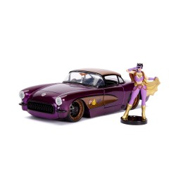 Chevrolet Chevy Corvette W/Batgirl Figure DC COMICS 1957 - Jada