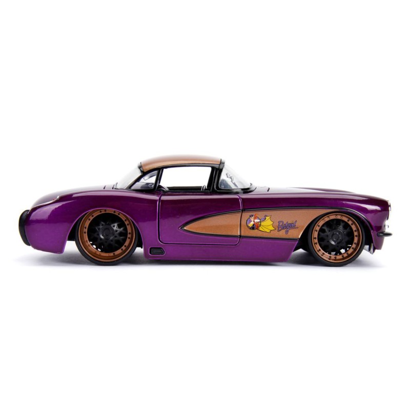 Chevrolet Chevy Corvette W/Batgirl Figure DC COMICS 1957 - Jada