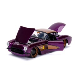 Chevrolet Chevy Corvette W/Batgirl Figure DC COMICS 1957 - Jada