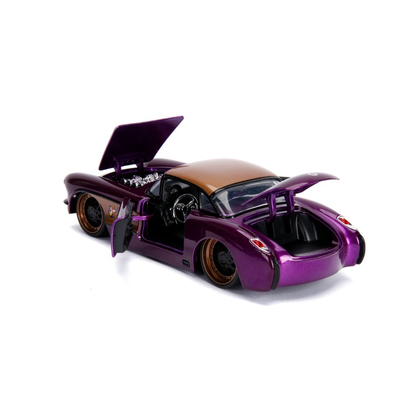 Chevrolet Chevy Corvette W/Batgirl Figure DC COMICS 1957 - Jada