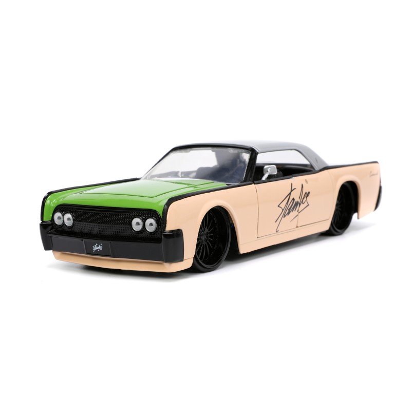 Lincoln Continental W/ Stan Lee's Figure MARVEL 1963 - Jada Lincoln Continental W/ Stan Lee's Figure MARVEL 1963 - Jada
