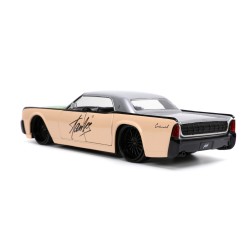 Lincoln Continental W/ Stan Lee's Figure MARVEL 1963 - Jada Lincoln Continental W/ Stan Lee's Figure MARVEL 1963 - Jada