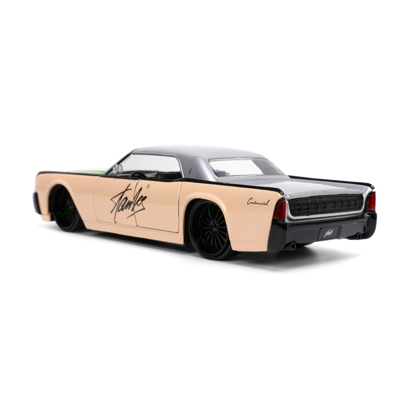 Lincoln Continental W/ Stan Lee's Figure MARVEL 1963 - Jada Lincoln Continental W/ Stan Lee's Figure MARVEL 1963 - Jada