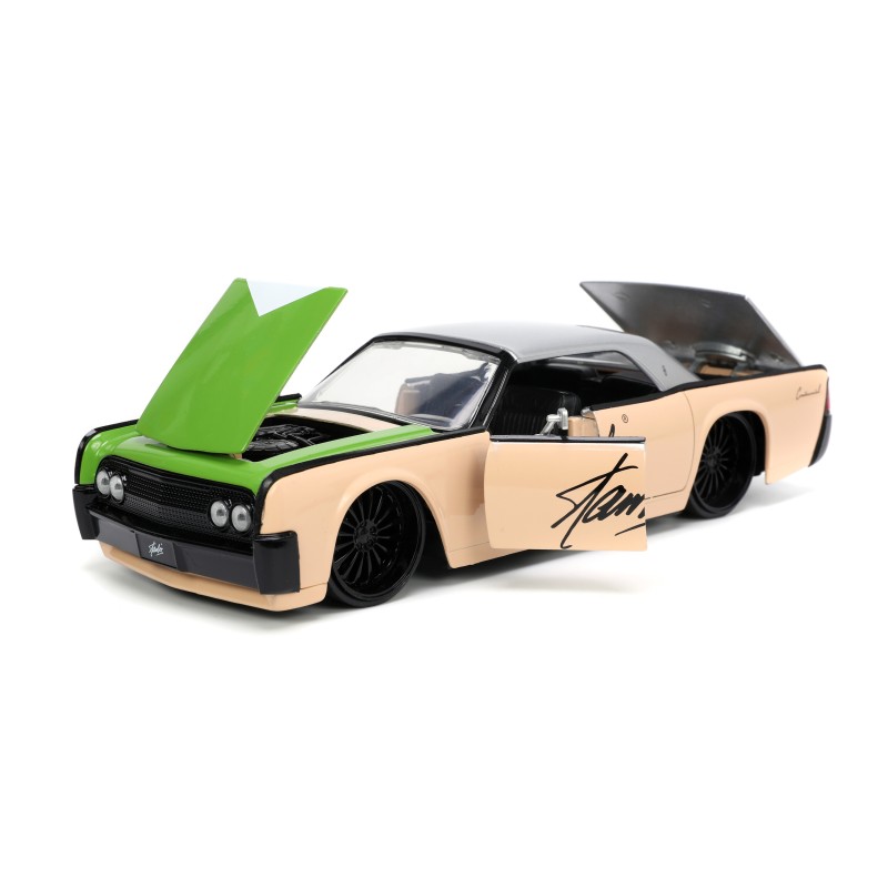 Lincoln Continental W/ Stan Lee's Figure MARVEL 1963 - Jada Lincoln Continental W/ Stan Lee's Figure MARVEL 1963 - Jada