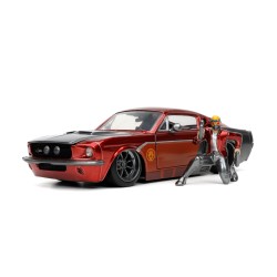 Ford Mustang Shelby GT500 W/Star Lord Figure MARVEL 1967 - Jada