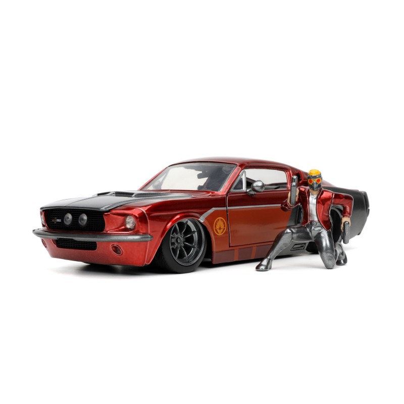 Ford Mustang Shelby GT500 W/Star Lord Figure MARVEL 1967 - Jada