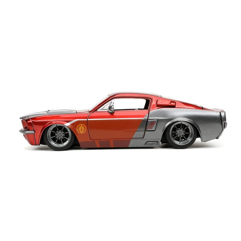 Ford Mustang Shelby GT500 W/Star Lord Figure MARVEL 1967 - Jada