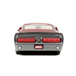 Ford Mustang Shelby GT500 W/Star Lord Figure MARVEL 1967 - Jada