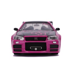 Nissan Skyline GT-R (R34) W/Hello Kitty Figure HOLLYWOOD RIDES 2022 - Jada