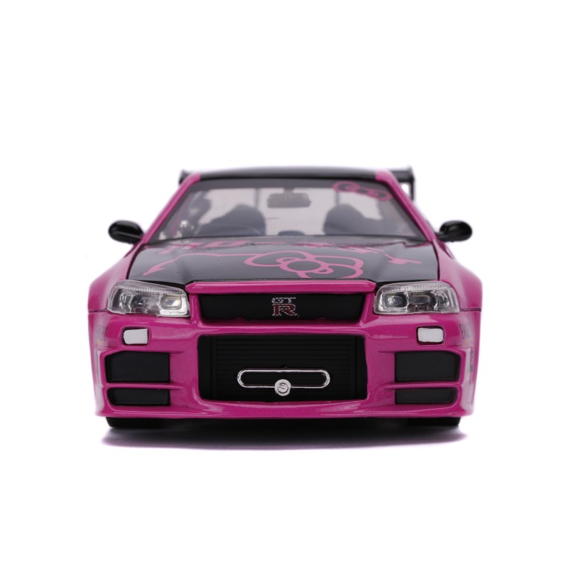 Nissan Skyline GT-R (R34) W/Hello Kitty Figure HOLLYWOOD RIDES 2022 - Jada