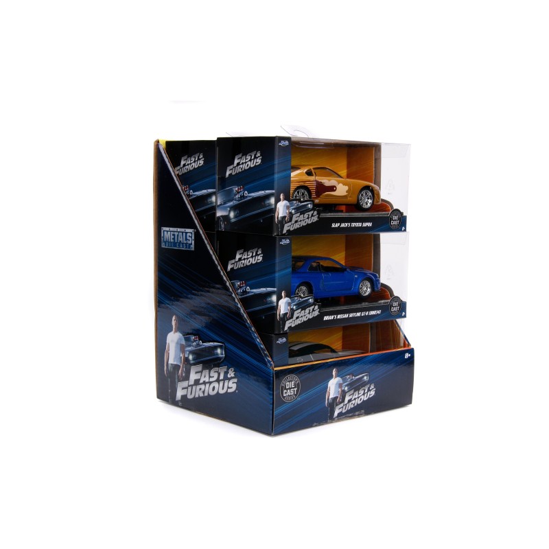 Fast And Furious 6 Pcs Assortment FF - Jada Fast And Furious 6 Pcs Assortment FF - Jada