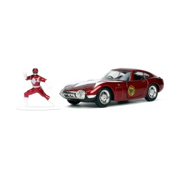 Toyota 2000GT W/Red Ranger figure HOLLYWOOD RIDES 1967 - Jada