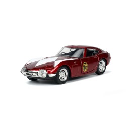 Toyota 2000GT W/Red Ranger figure HOLLYWOOD RIDES 1967 - Jada