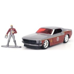 Ford Mustang Fastback W/Star Lord Figure MARVEL 1969 - Jada
