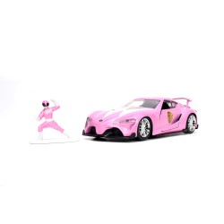 Toyota FT-1 Concept W/Pink Ranger Figure HOLLYWOOD RIDES - Jada