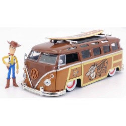Volkswagen Combi W/ Woody Figure HOLLYWOOD RIDES 1963 - Jada