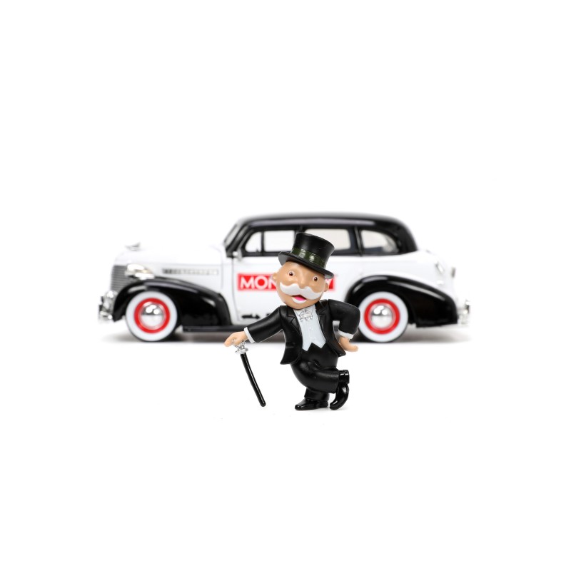 Chevrolet Master W/Mr Monopoly Figure HOLLYWOOD RIDES 1939 - Jada