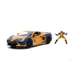 Chevrolet Corvette W/Wolverine Figure MARVEL 2020 - Jada