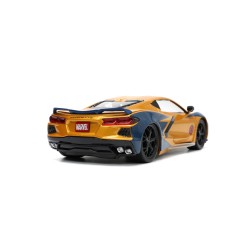 Chevrolet Corvette W/Wolverine Figure MARVEL 2020 - Jada