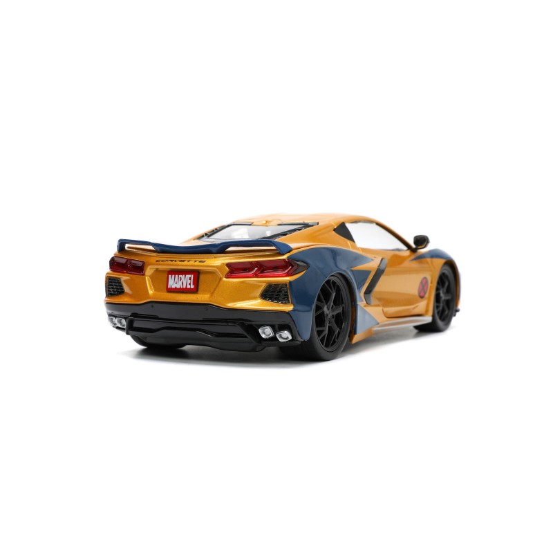 Chevrolet Corvette W/Wolverine Figure MARVEL 2020 - Jada