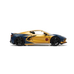 Chevrolet Corvette W/Wolverine Figure MARVEL 2020 - Jada