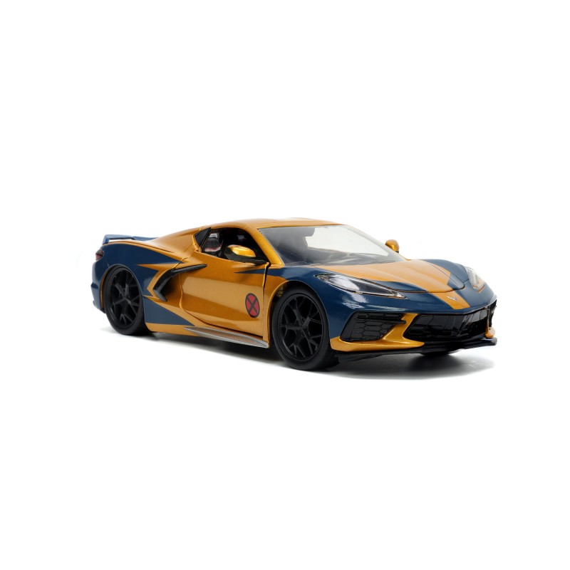 Chevrolet Corvette W/Wolverine Figure MARVEL 2020 - Jada