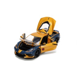 Chevrolet Corvette W/Wolverine Figure MARVEL 2020 - Jada