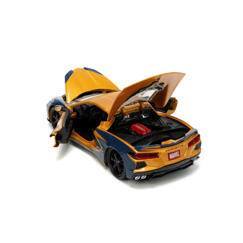 Chevrolet Corvette W/Wolverine Figure MARVEL 2020 - Jada