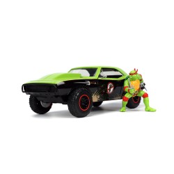 Chevrolet Camaro Ninja Turtles W/Raphael Figure HOLLYWOOD RIDES 1967 - Jada