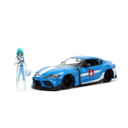 Toyota Supra W/Max Sterling Figure HOLLYWOOD RIDES - Jada