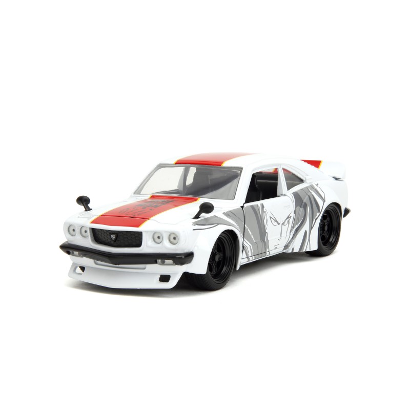 Mazda RX-3 W/One Punch Man Figure HOLLYWOOD RIDES - Jada