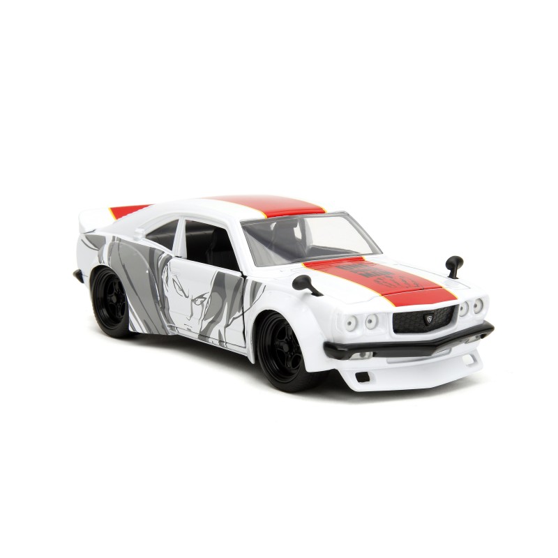 Mazda RX-3 W/One Punch Man Figure HOLLYWOOD RIDES - Jada