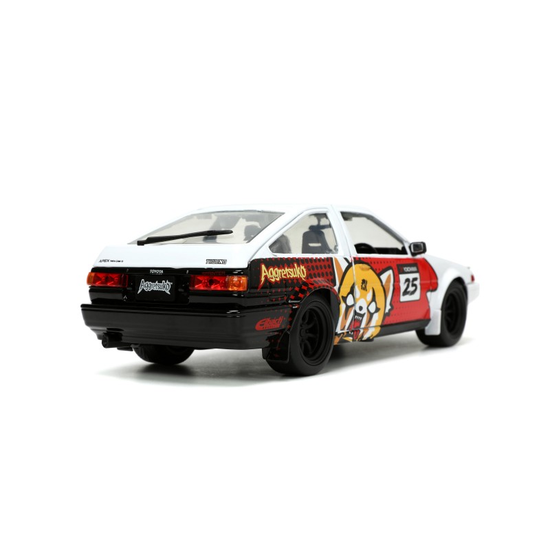 Toyota Trueno (AE86) W/Aggretsuko Figure HOLLYWOOD RIDES 1986 - Jada