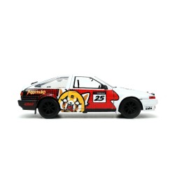 Toyota Trueno (AE86) W/Aggretsuko Figure HOLLYWOOD RIDES 1986 - Jada