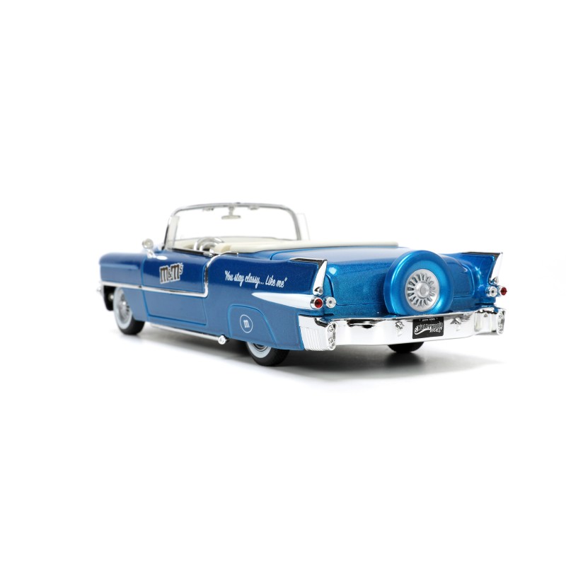 Cadillac Eldorado W/ M&M's Blue Figure HOLLYWOOD RIDES 1956 - Jada