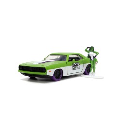 Plymouth Barracuda W/She Hulk Figure MARVEL 1973 - Jada