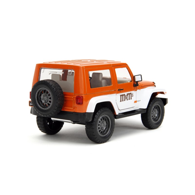 Jeep Wrangler W/M&M's Orange Figure HOLLYWOOD RIDES 2007 - Jada