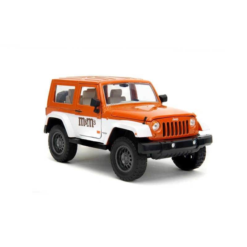 Jeep Wrangler W/M&M's Orange Figure HOLLYWOOD RIDES 2007 - Jada