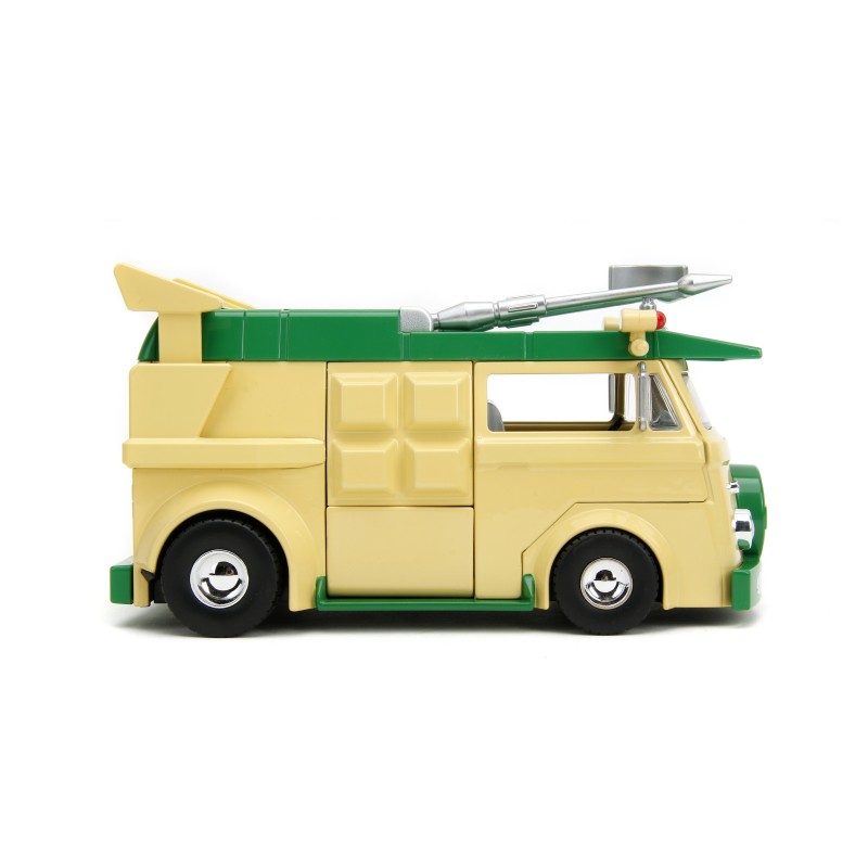 Party Van W/ Donatello Figure HOLLYWOOD RIDES - Jada