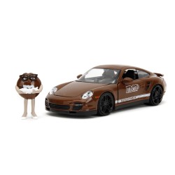 Porsche 911 Turbo W/M&M's Brown Figure HOLLYWOOD RIDES 2007 - Jada