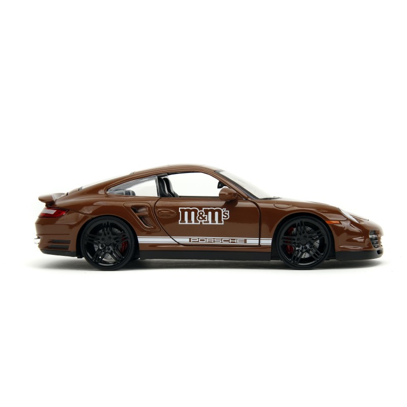 Porsche 911 Turbo W/M&M's Brown Figure HOLLYWOOD RIDES 2007 - Jada