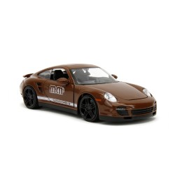 Porsche 911 Turbo W/M&M's Brown Figure HOLLYWOOD RIDES 2007 - Jada