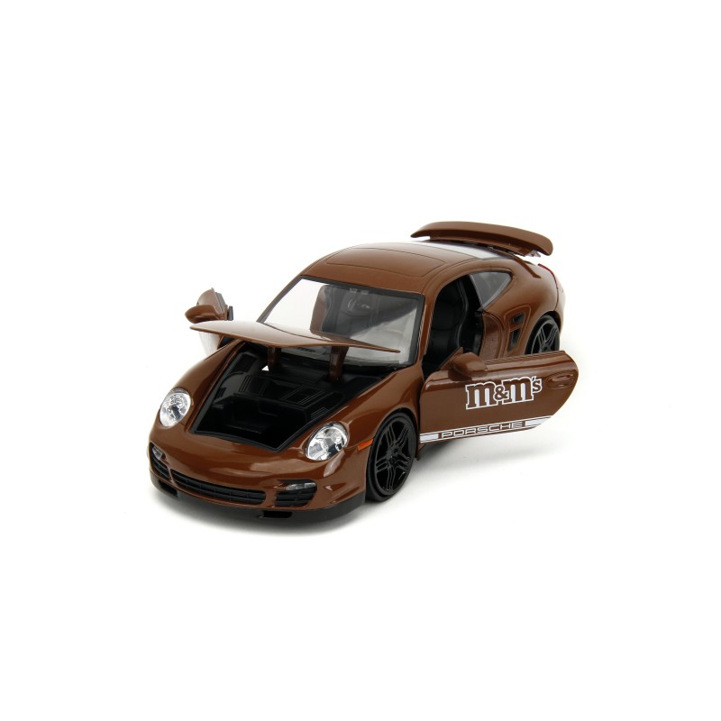 Porsche 911 Turbo W/M&M's Brown Figure HOLLYWOOD RIDES 2007 - Jada